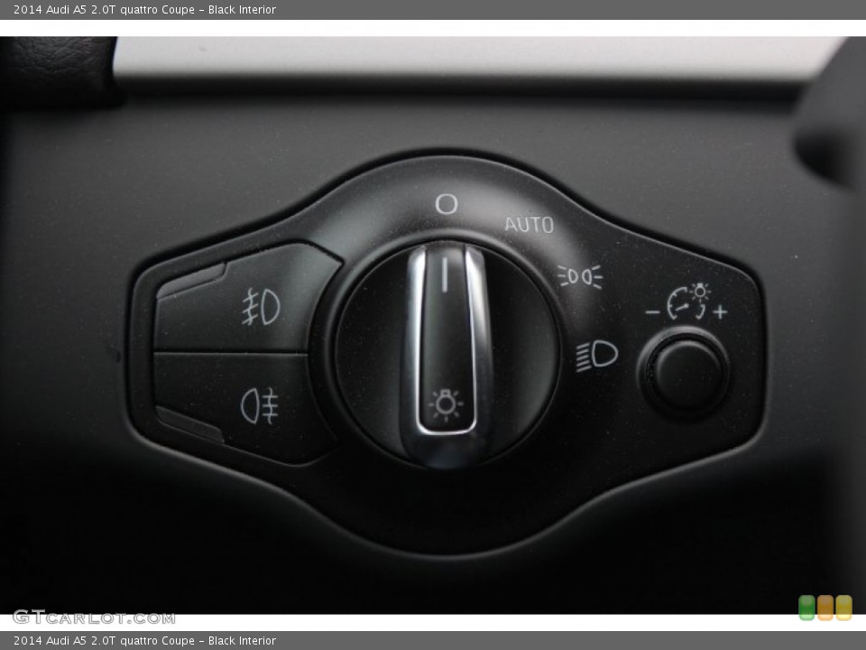 Black Interior Controls for the 2014 Audi A5 2.0T quattro Coupe #90148729