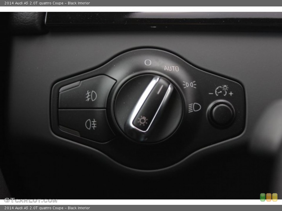 Black Interior Controls for the 2014 Audi A5 2.0T quattro Coupe #90149374