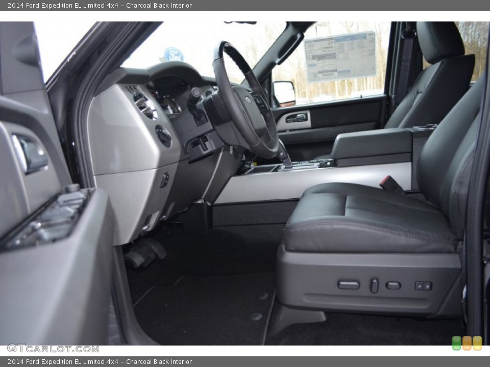 Charcoal Black Interior Photo for the 2014 Ford Expedition EL Limited 4x4 #90150412