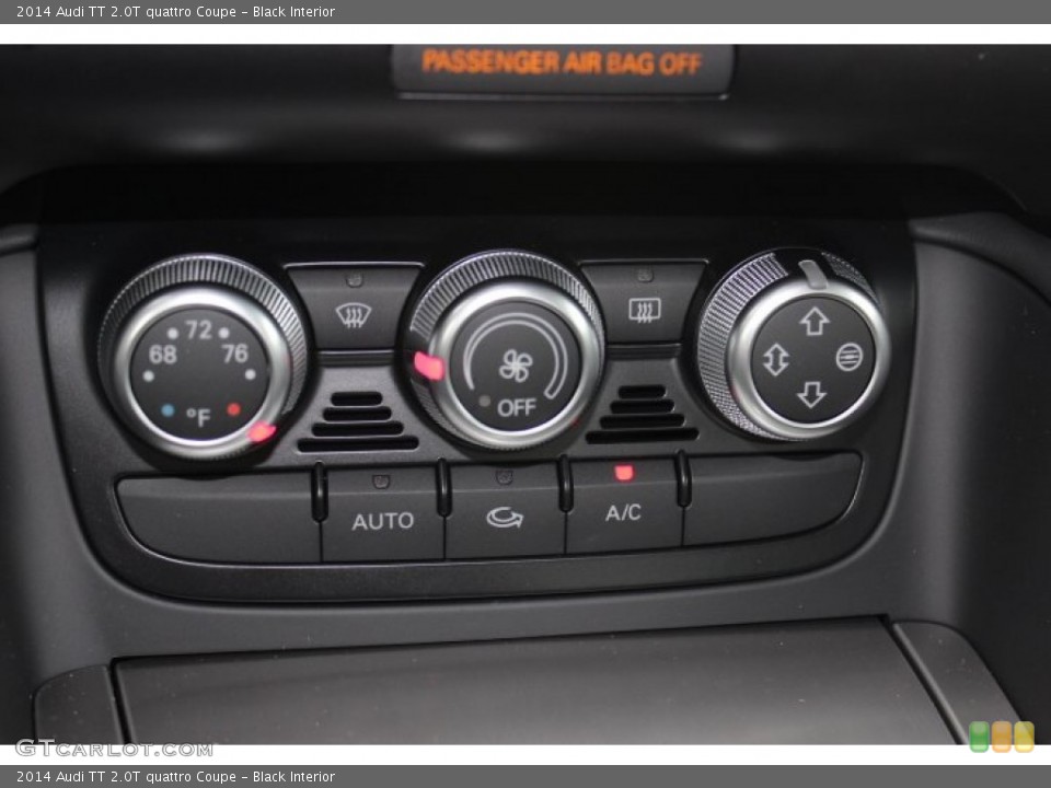 Black Interior Controls for the 2014 Audi TT 2.0T quattro Coupe #90150595