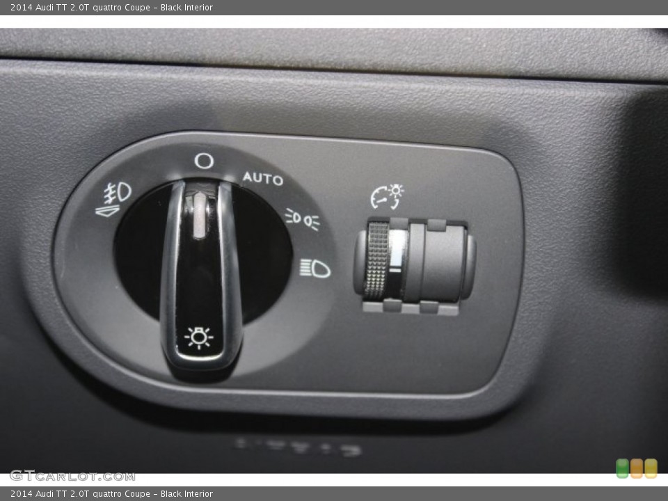 Black Interior Controls for the 2014 Audi TT 2.0T quattro Coupe #90150667