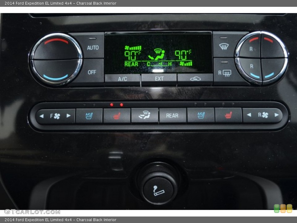 Charcoal Black Interior Controls for the 2014 Ford Expedition EL Limited 4x4 #90150730