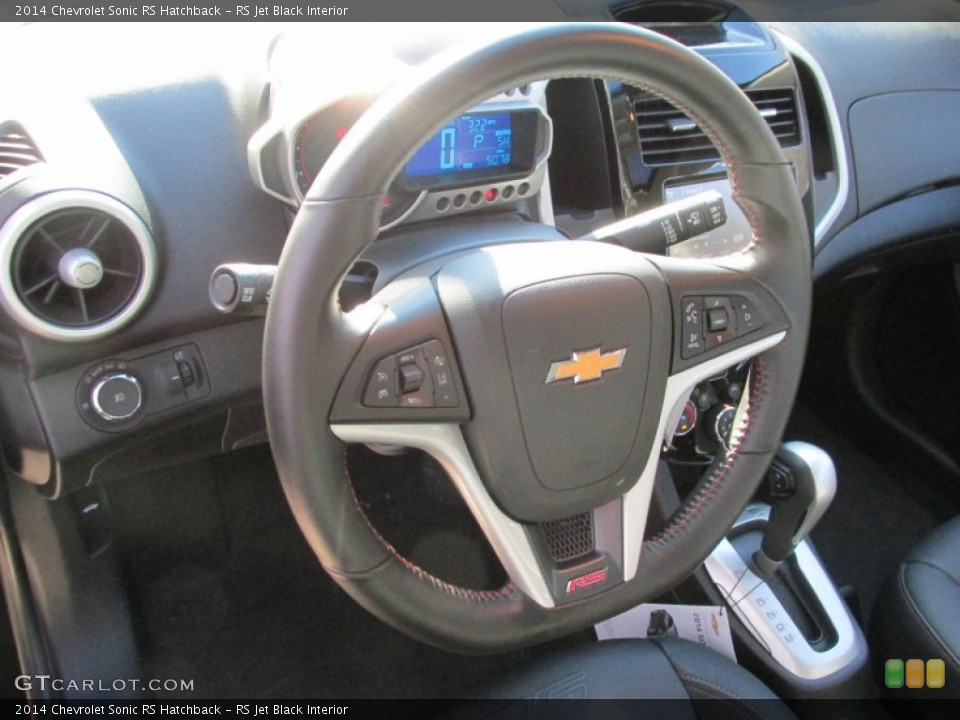 RS Jet Black Interior Steering Wheel for the 2014 Chevrolet Sonic RS Hatchback #90156274