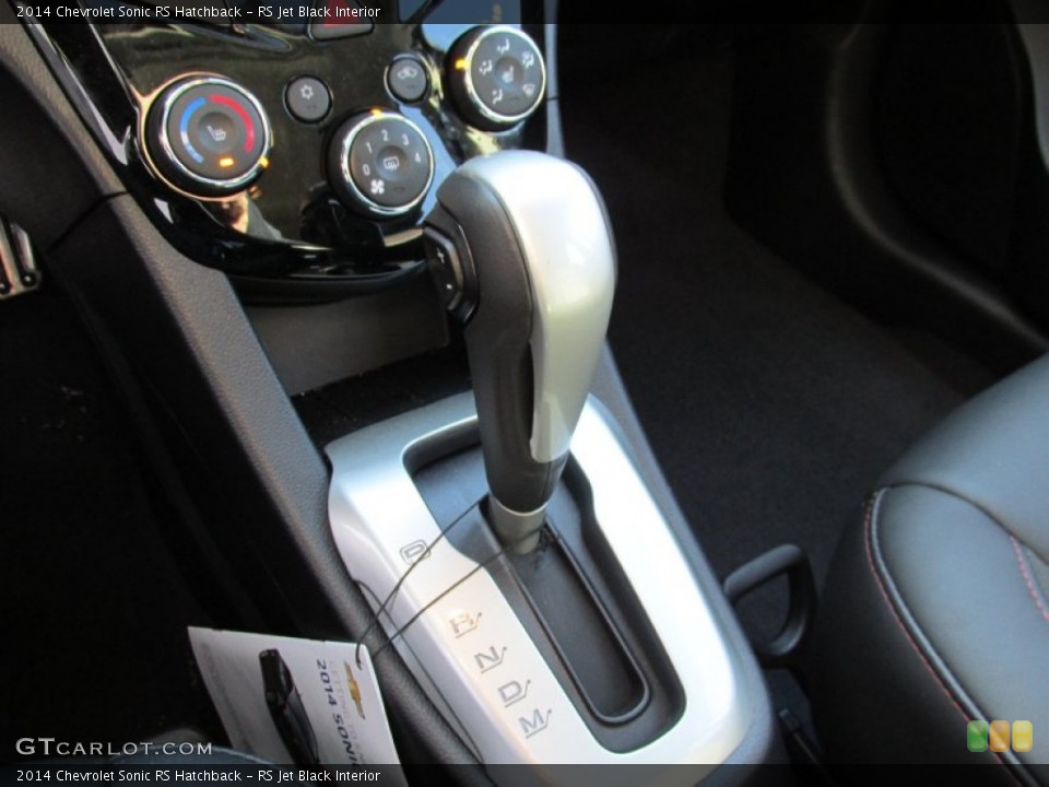 RS Jet Black Interior Transmission for the 2014 Chevrolet Sonic RS Hatchback #90156292