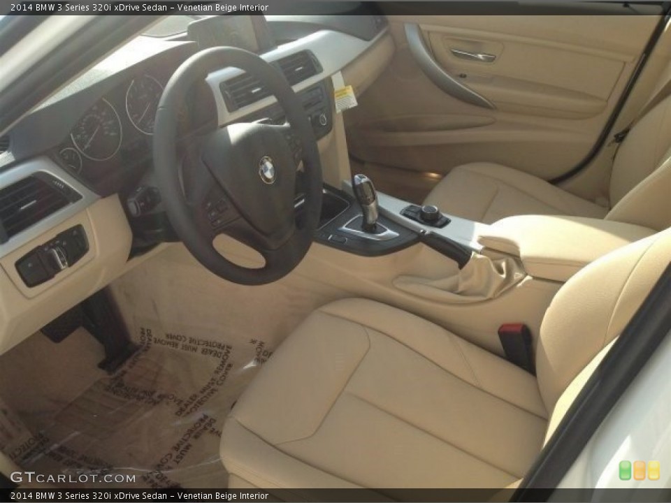 Venetian Beige Interior Prime Interior for the 2014 BMW 3 Series 320i xDrive Sedan #90159697