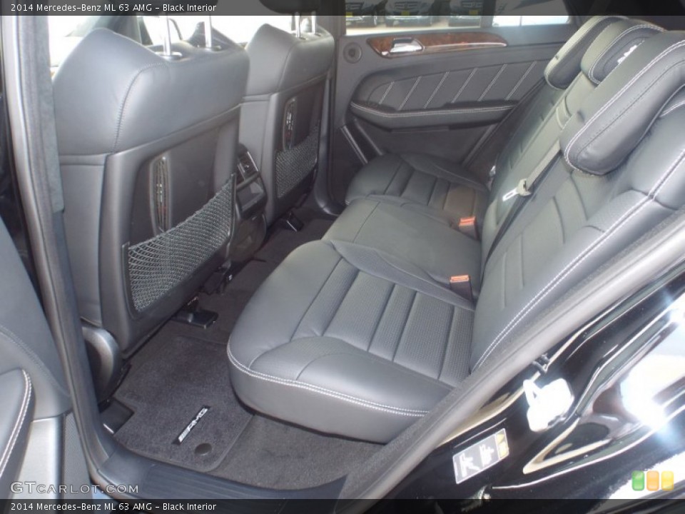 Black Interior Rear Seat for the 2014 Mercedes-Benz ML 63 AMG #90160351