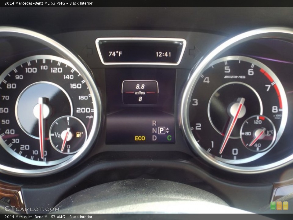 Black Interior Gauges for the 2014 Mercedes-Benz ML 63 AMG #90160396