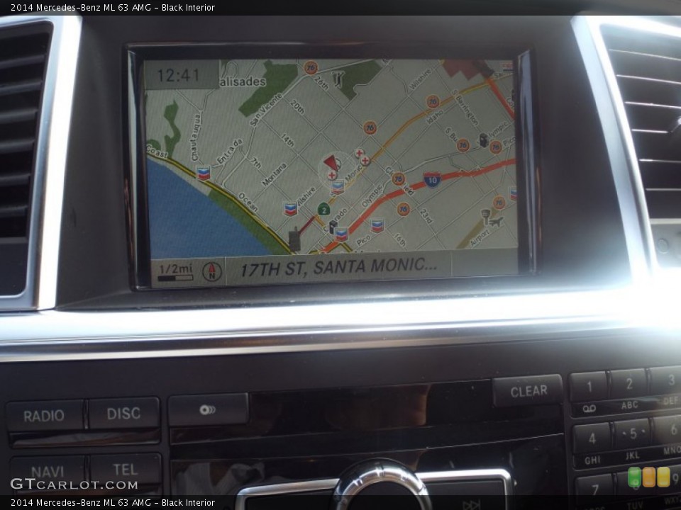 Black Interior Navigation for the 2014 Mercedes-Benz ML 63 AMG #90160423