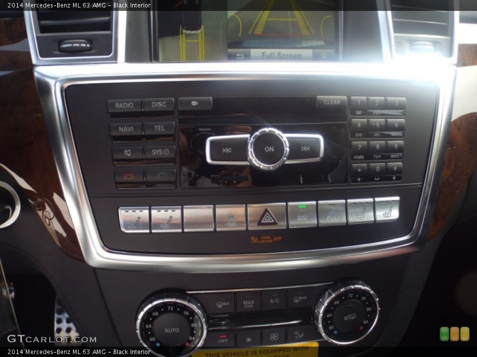 Black Interior Controls for the 2014 Mercedes-Benz ML 63 AMG #90160474