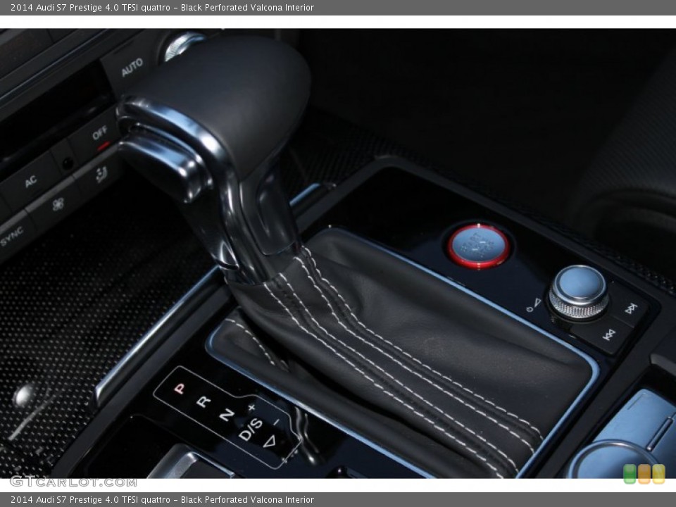 Black Perforated Valcona Interior Transmission for the 2014 Audi S7 Prestige 4.0 TFSI quattro #90162967