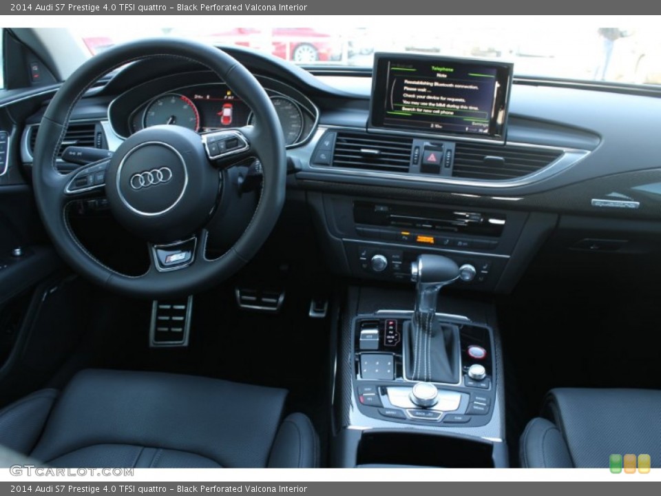 Black Perforated Valcona Interior Dashboard for the 2014 Audi S7 Prestige 4.0 TFSI quattro #90163102