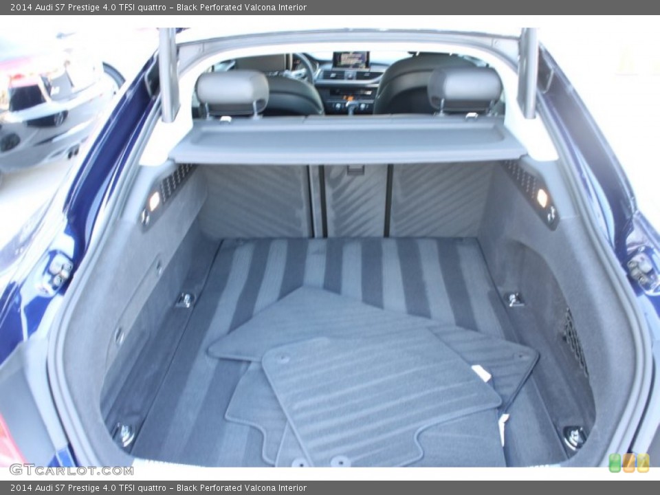 Black Perforated Valcona Interior Trunk for the 2014 Audi S7 Prestige 4.0 TFSI quattro #90163129