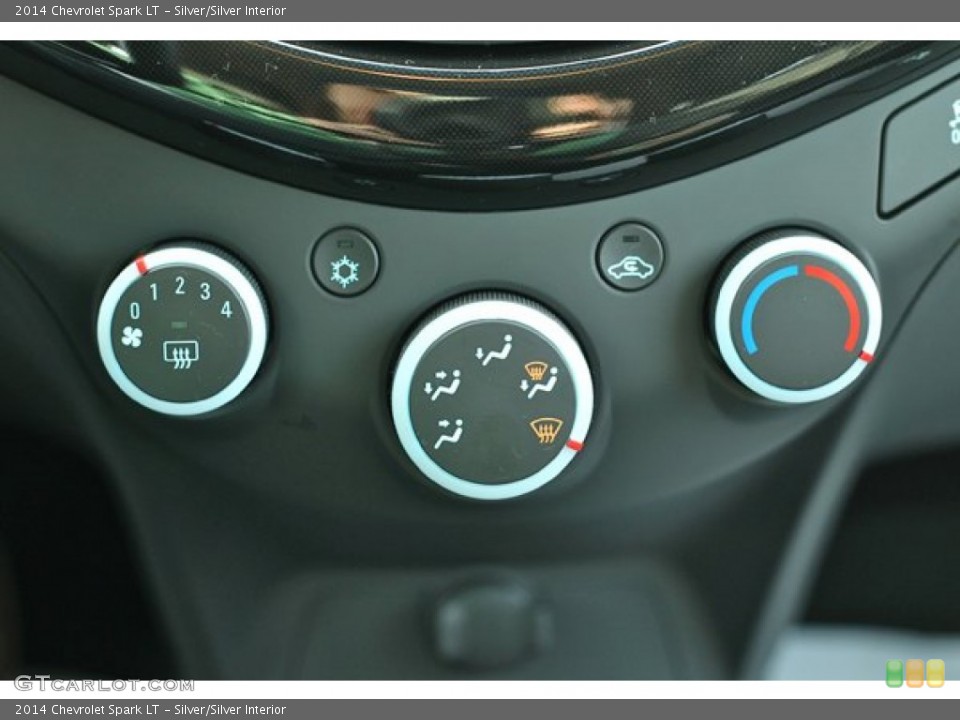 Silver/Silver Interior Controls for the 2014 Chevrolet Spark LT #90163669