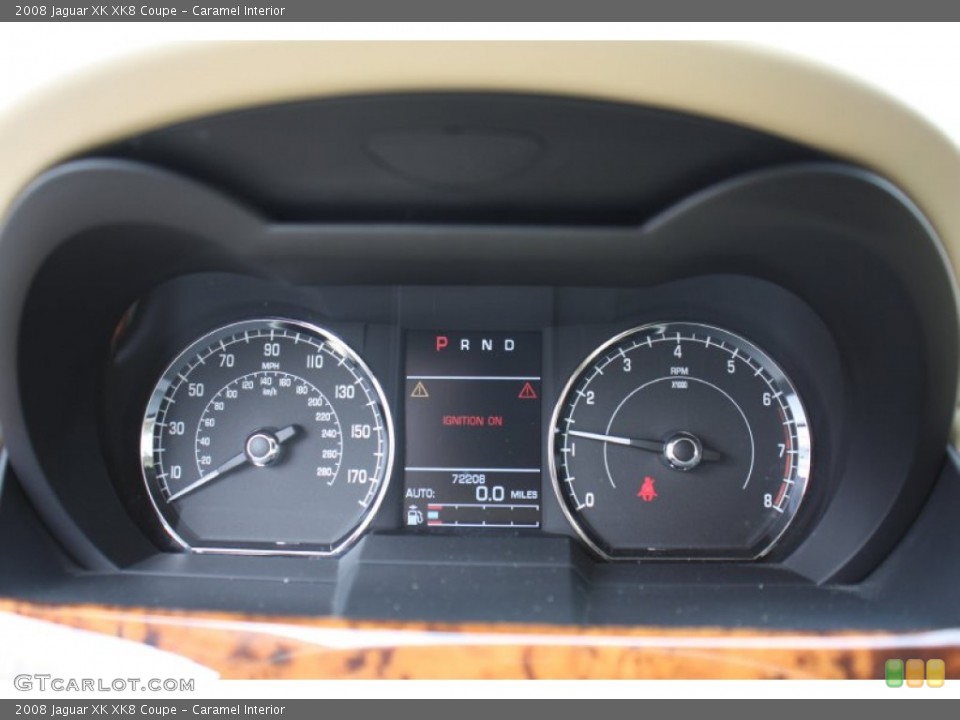 Caramel Interior Gauges for the 2008 Jaguar XK XK8 Coupe #90165970