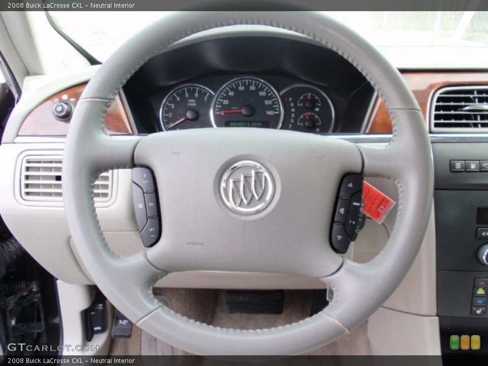 Neutral Interior Steering Wheel for the 2008 Buick LaCrosse CXL #90166501