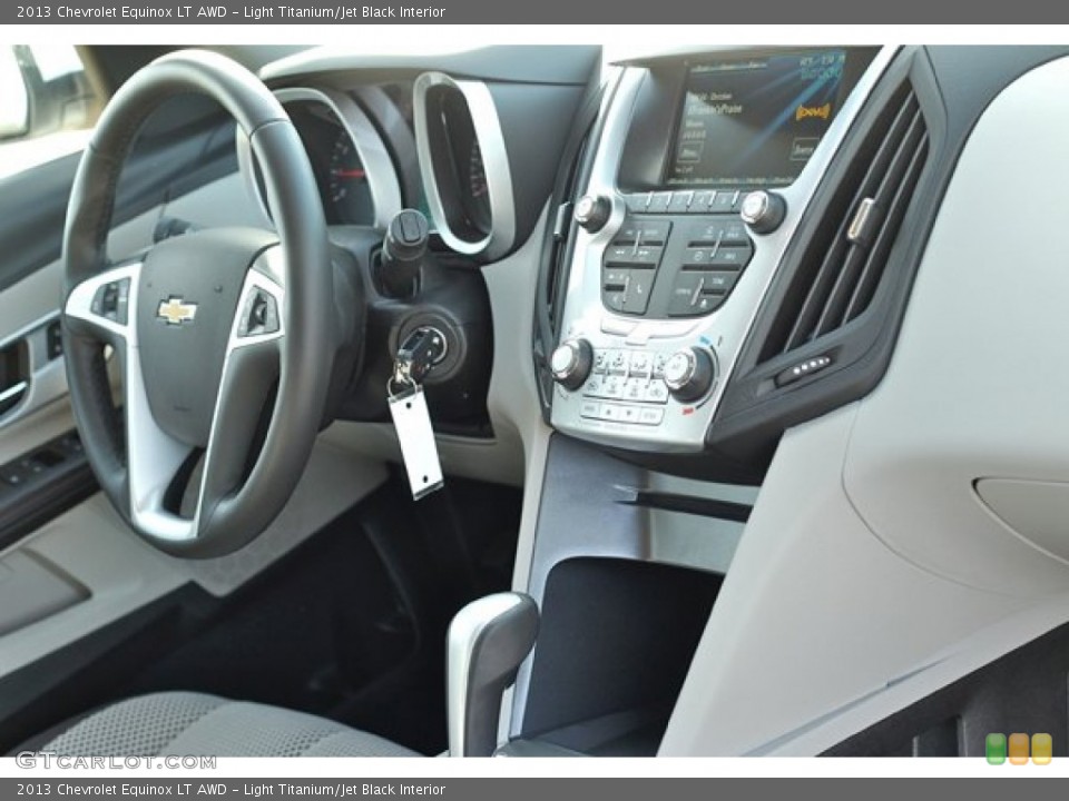 Light Titanium/Jet Black Interior Controls for the 2013 Chevrolet Equinox LT AWD #90166864