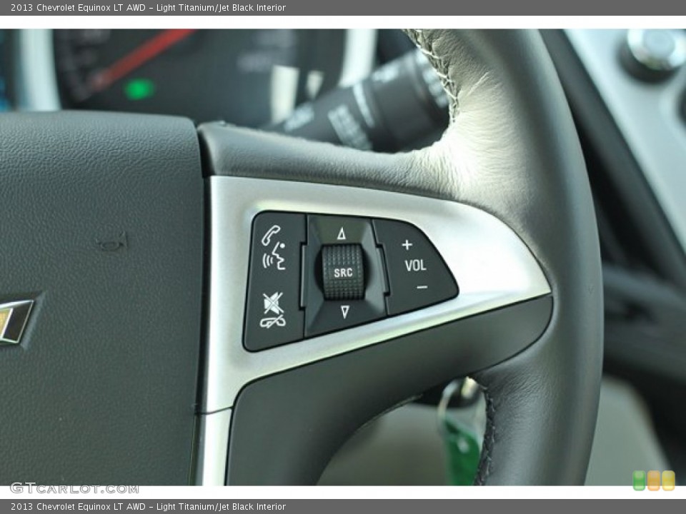 Light Titanium/Jet Black Interior Controls for the 2013 Chevrolet Equinox LT AWD #90166978