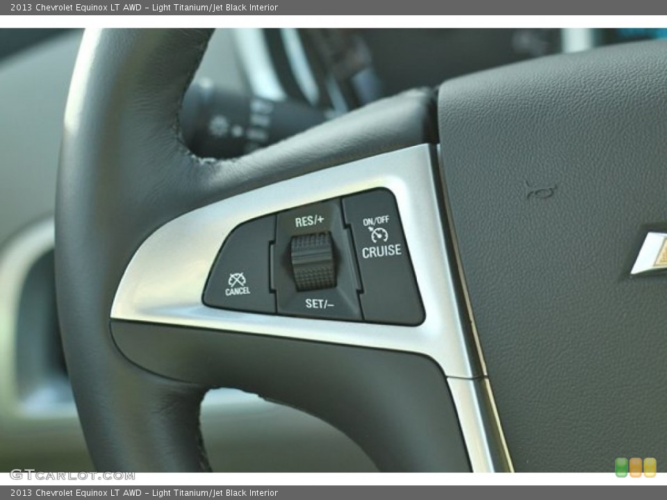 Light Titanium/Jet Black Interior Controls for the 2013 Chevrolet Equinox LT AWD #90166999