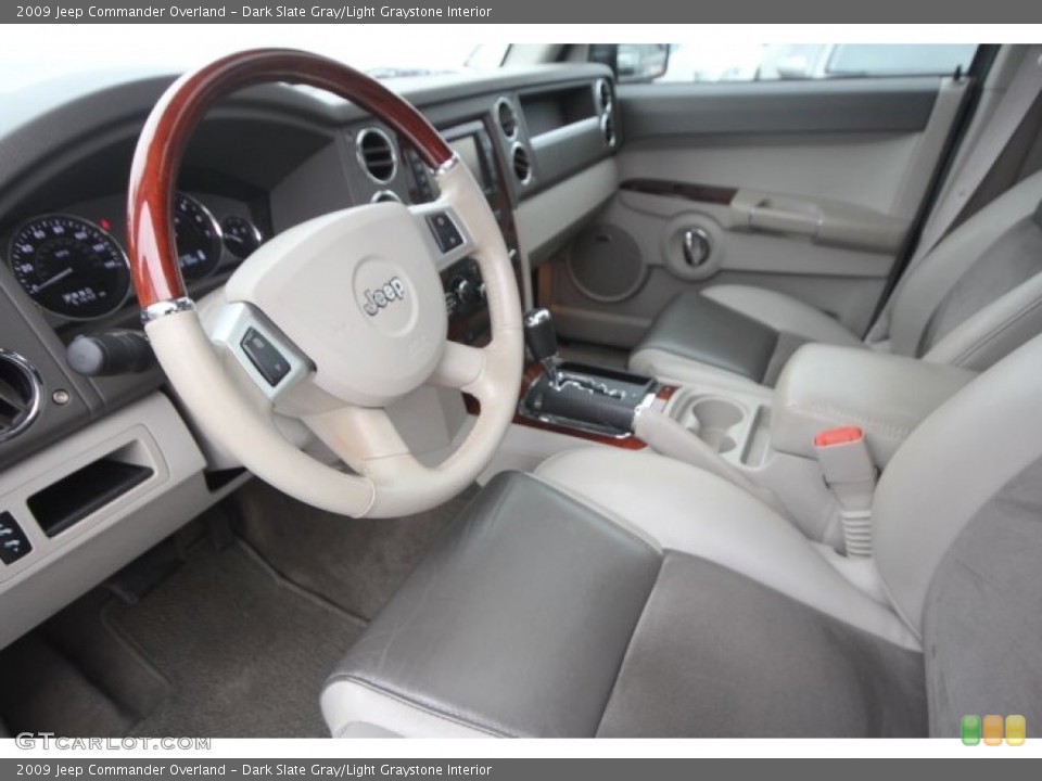 Dark Slate Gray/Light Graystone Interior Prime Interior for the 2009 Jeep Commander Overland #90168979
