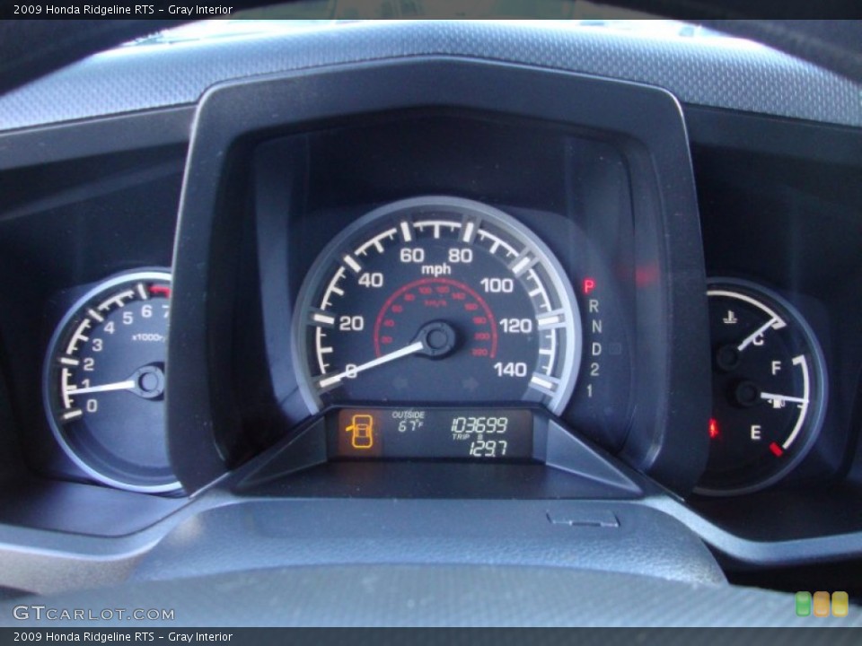 Gray Interior Gauges for the 2009 Honda Ridgeline RTS #90173887