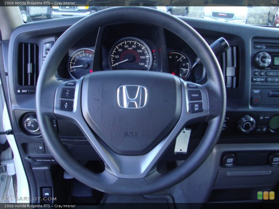 Gray Interior Steering Wheel for the 2009 Honda Ridgeline RTS #90173905