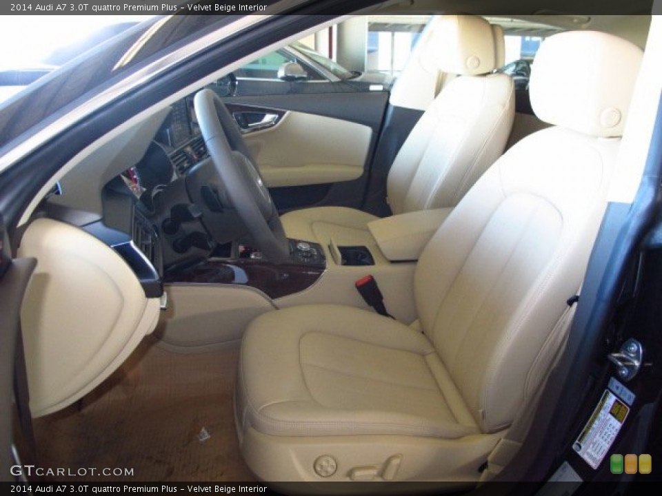Velvet Beige Interior Photo for the 2014 Audi A7 3.0T quattro Premium Plus #90174952