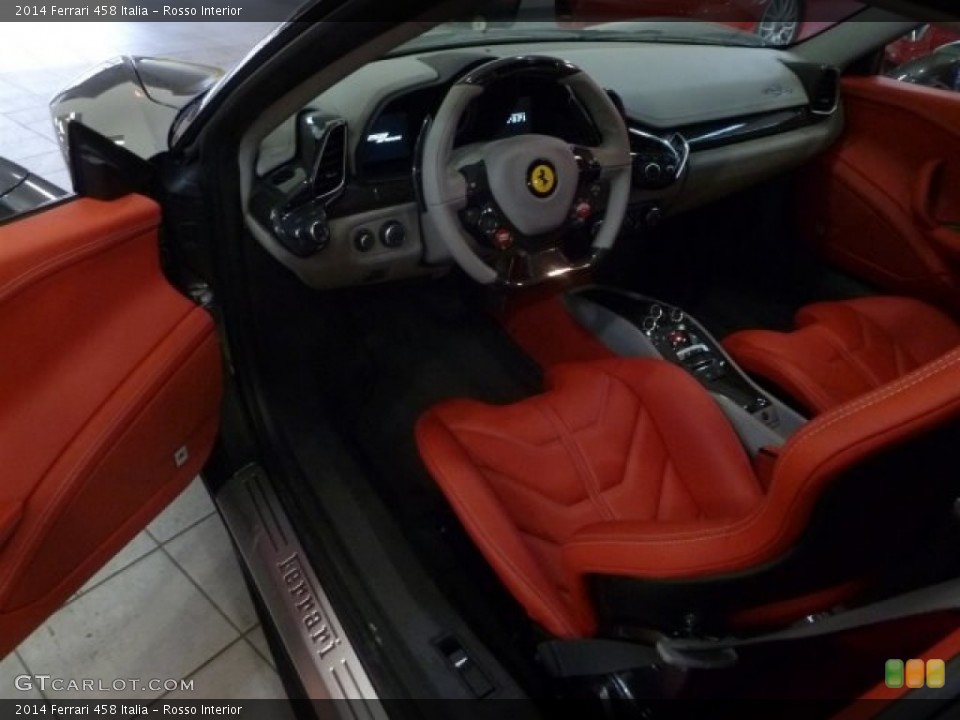 Rosso Interior Prime Interior for the 2014 Ferrari 458 Italia #90176440