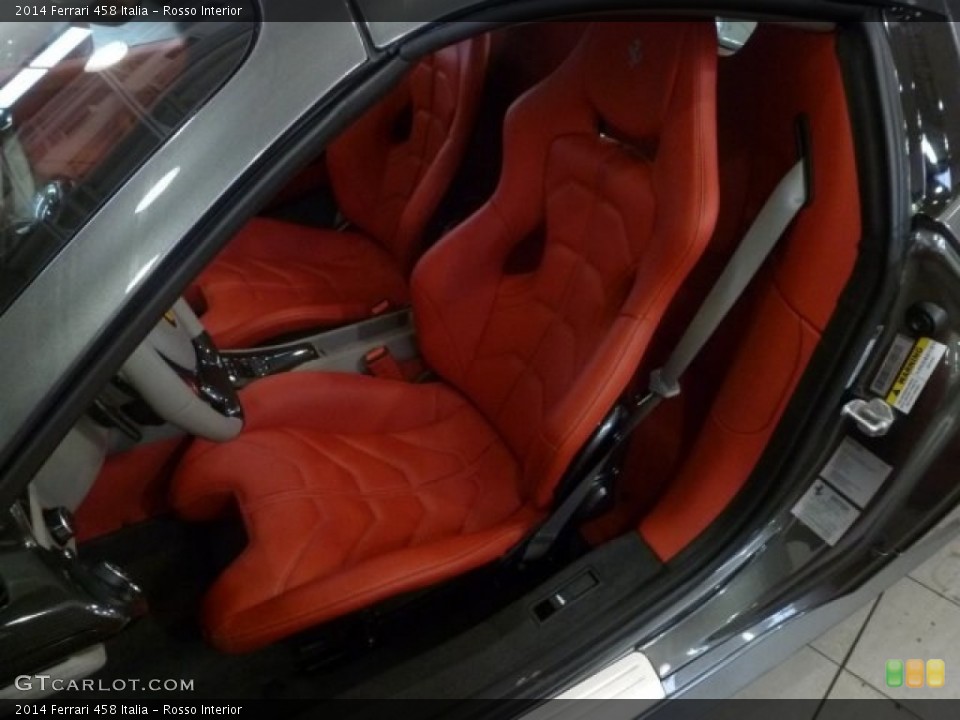 Rosso Interior Front Seat for the 2014 Ferrari 458 Italia #90176473