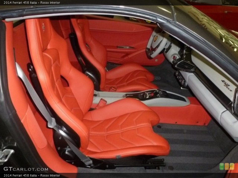 Rosso Interior Front Seat for the 2014 Ferrari 458 Italia #90176683