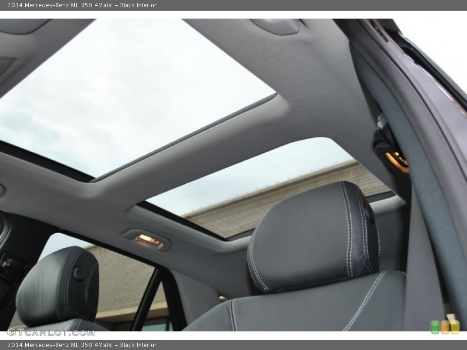 Black Interior Sunroof for the 2014 Mercedes-Benz ML 350 4Matic #90177268