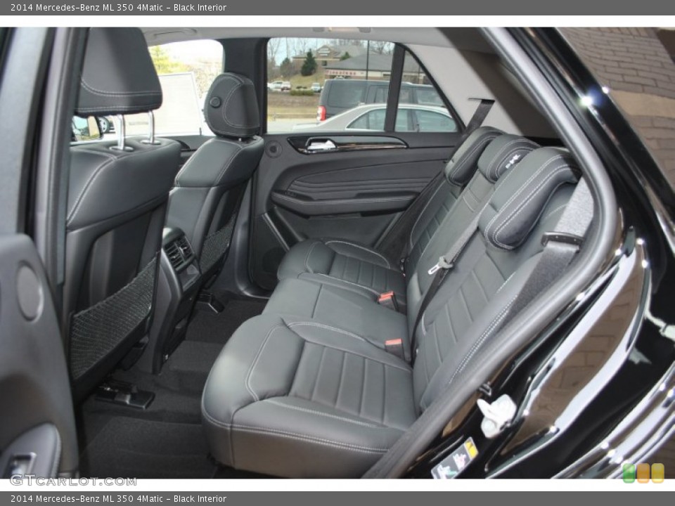 Black Interior Rear Seat for the 2014 Mercedes-Benz ML 350 4Matic #90177328