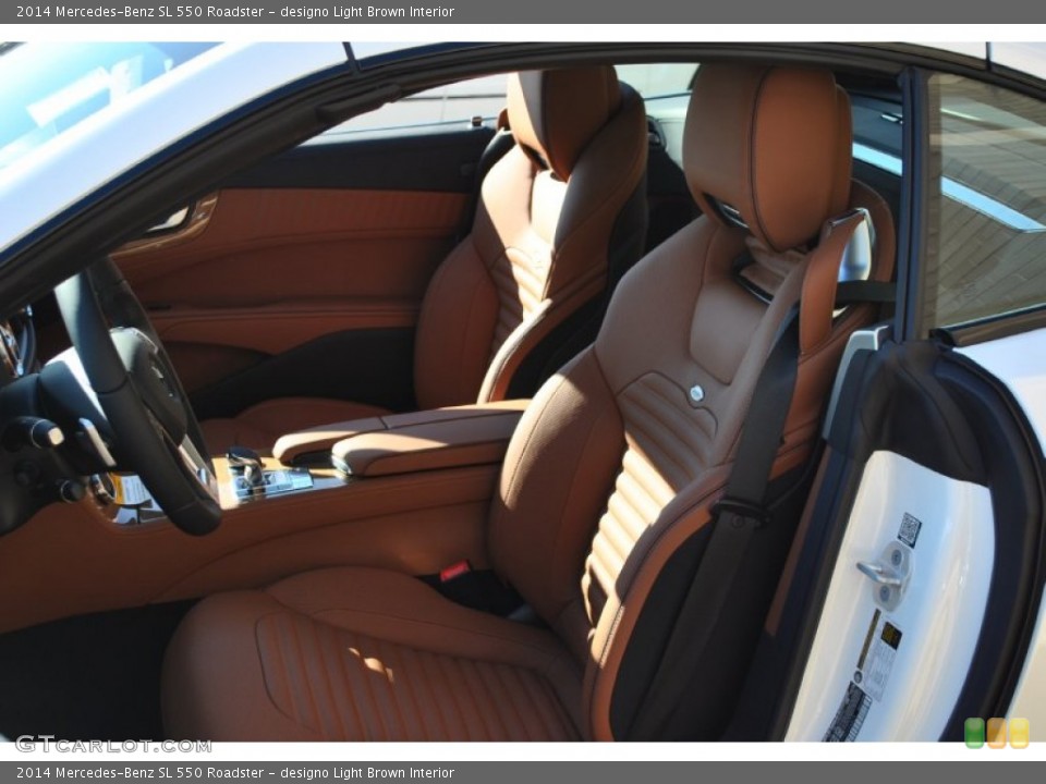 designo Light Brown 2014 Mercedes-Benz SL Interiors