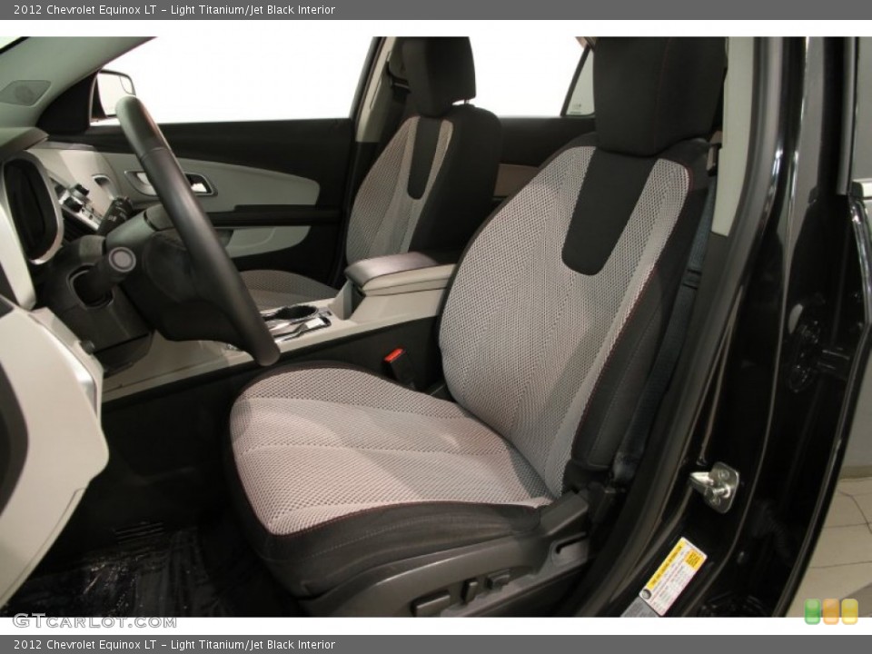 Light Titanium/Jet Black Interior Front Seat for the 2012 Chevrolet Equinox LT #90177424