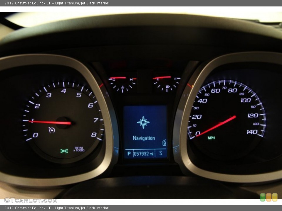 Light Titanium/Jet Black Interior Gauges for the 2012 Chevrolet Equinox LT #90177448