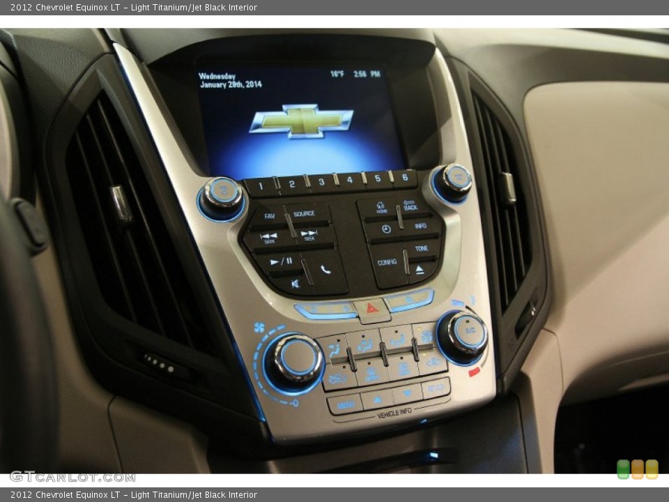 Light Titanium/Jet Black Interior Controls for the 2012 Chevrolet Equinox LT #90177466