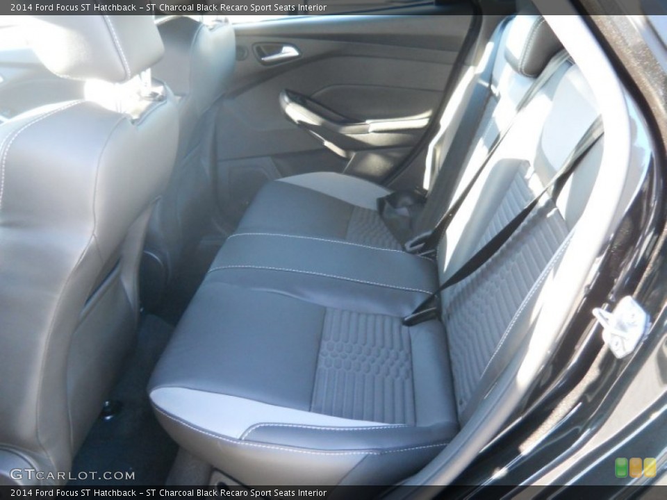 ST Charcoal Black Recaro Sport Seats Interior Rear Seat for the 2014 Ford Focus ST Hatchback #90180499