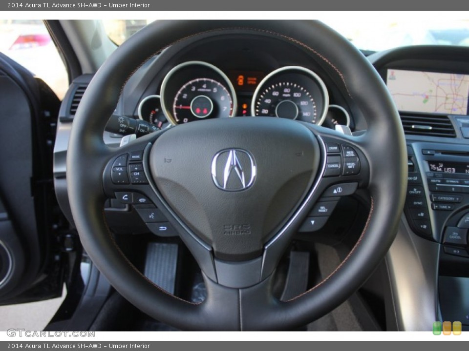 Umber Interior Steering Wheel for the 2014 Acura TL Advance SH-AWD #90183456