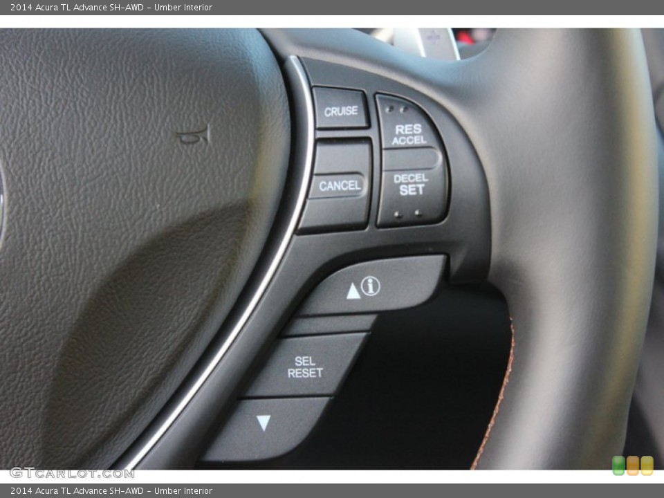 Umber Interior Controls for the 2014 Acura TL Advance SH-AWD #90183508