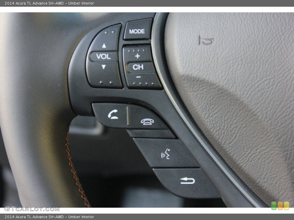 Umber Interior Controls for the 2014 Acura TL Advance SH-AWD #90183517