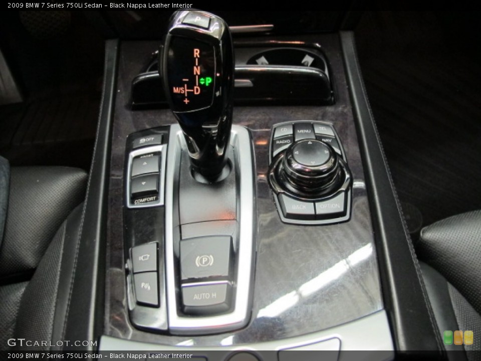 Black Nappa Leather Interior Transmission for the 2009 BMW 7 Series 750Li Sedan #90183823