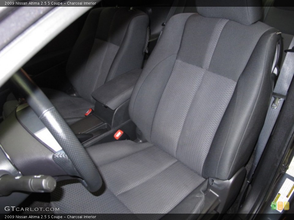 Charcoal Interior Front Seat for the 2009 Nissan Altima 2.5 S Coupe #90187454