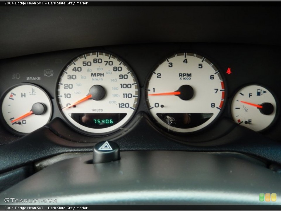 Dark Slate Gray Interior Gauges for the 2004 Dodge Neon SXT #90187985