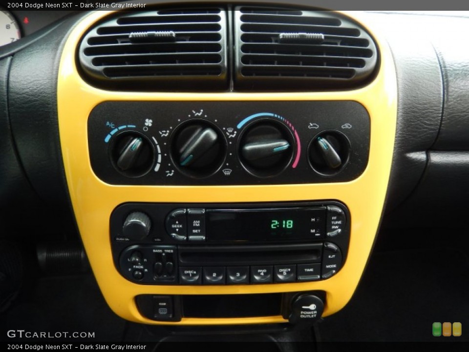 Dark Slate Gray Interior Controls for the 2004 Dodge Neon SXT #90188006