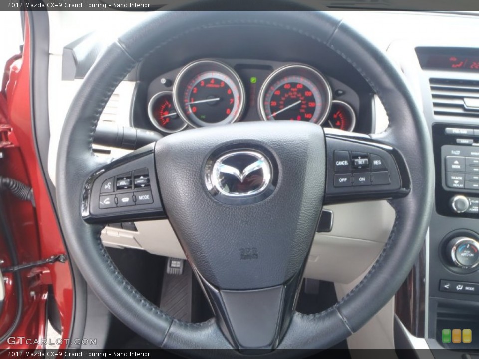 Sand Interior Steering Wheel for the 2012 Mazda CX-9 Grand Touring #90188704
