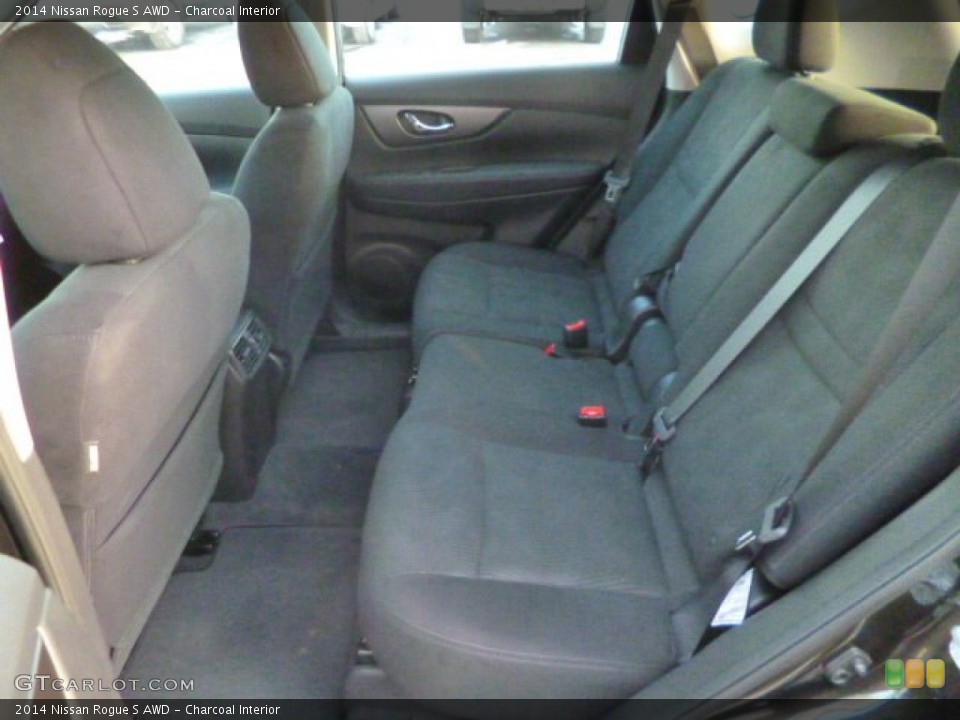 Charcoal Interior Rear Seat for the 2014 Nissan Rogue S AWD #90188726