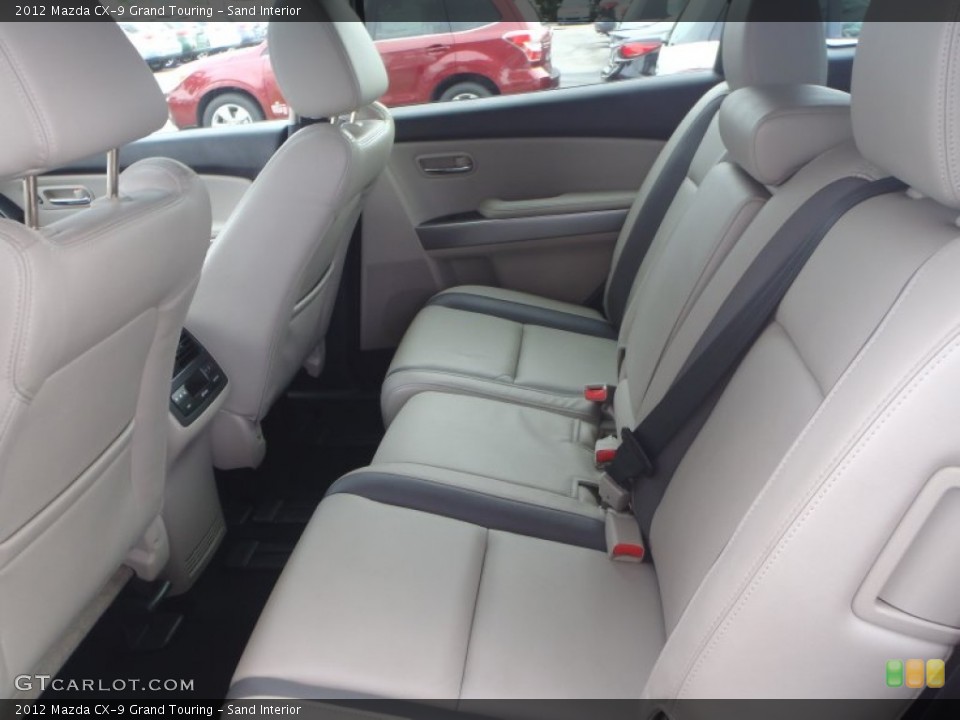 Sand Interior Rear Seat for the 2012 Mazda CX-9 Grand Touring #90188858