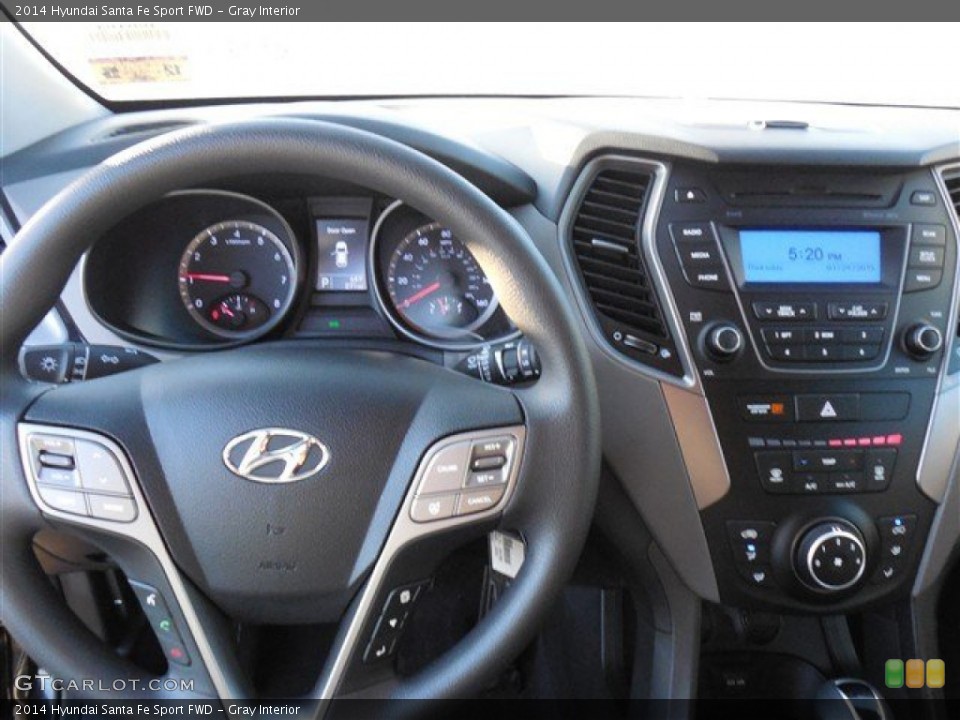 Gray Interior Dashboard for the 2014 Hyundai Santa Fe Sport FWD #90189791