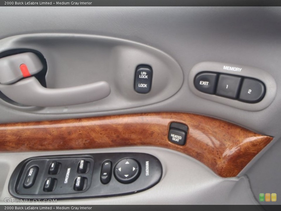 Medium Gray Interior Controls for the 2000 Buick LeSabre Limited #90190028