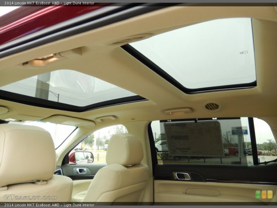 Light Dune Interior Sunroof for the 2014 Lincoln MKT EcoBoost AWD #90190181