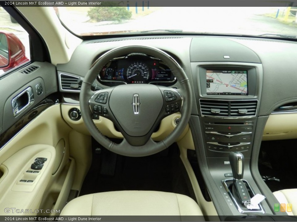 Light Dune Interior Dashboard for the 2014 Lincoln MKT EcoBoost AWD #90190199